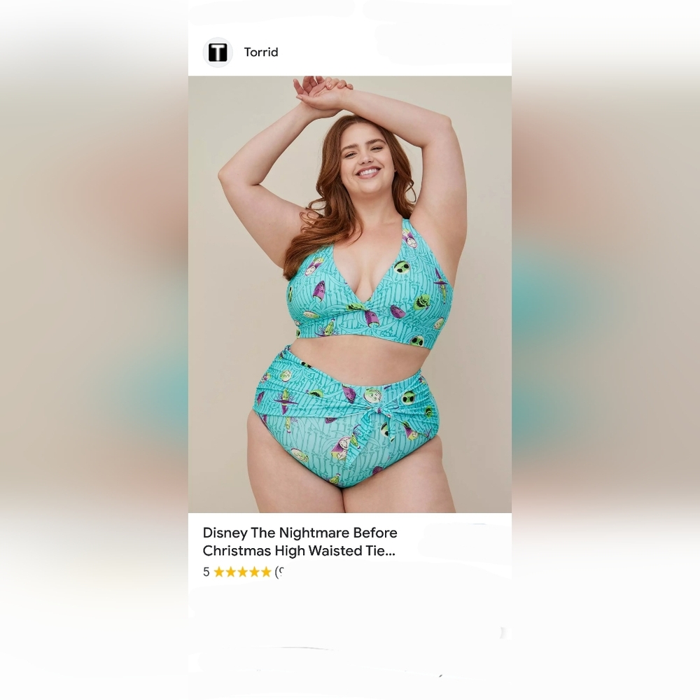 Torrid Disney Nightmare Before Christmas Bikini